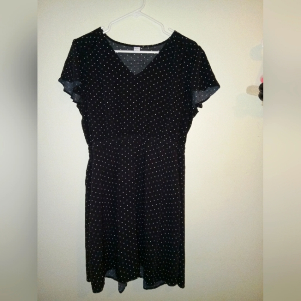 Short Old Navy Poka Dot Dress Size Large